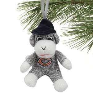  Chicago Bears Plush Sock Monkey Ornament Sports 