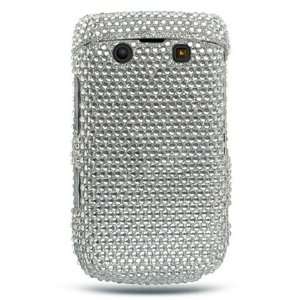  Sparkling Silver Full Diamond Case for Blackberry Onyx 