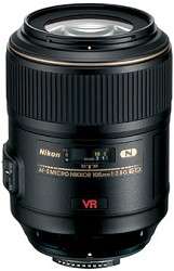 Nikon 105mm f/2.8G ED IF AF S VR Micro Nikkor Lens 0018208021604 