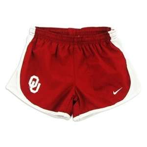  Oklahoma Sooners Youth Girls Nike Tempo Training Shorts 