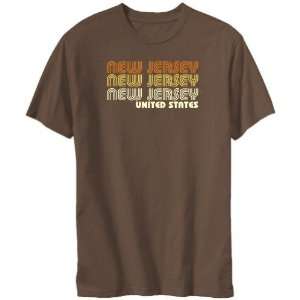   Brown  New Jersey Retro Color  United States City