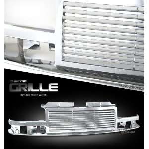 Chevrolet Chevy S10 Blazer 98 02 Billet Style Grille Chrome Front 