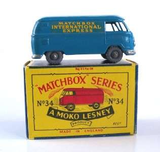 MATCHBOX MOKO LESNEY 34 VOLKSWAGEN VAN, 1957, MIB  