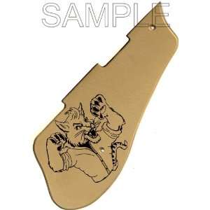  Cat Engraved Gold 5125 Pickguard Musical Instruments
