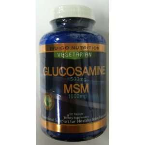  Vegetarian Glucosamine 1500mg MSM 1000mg 90 Tablets 