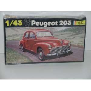  Peugeot 203   Plastic Car Model Kit 