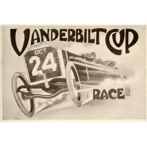  1913 Vanderbilt Cup Race Car Auto Racing Mini Poster 
