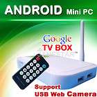   Android Internet TV Box WIFI Media Player 1080P Full HD HDTV Mini PC