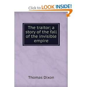   story of the fall of the invisible empire Thomas Dixon Books