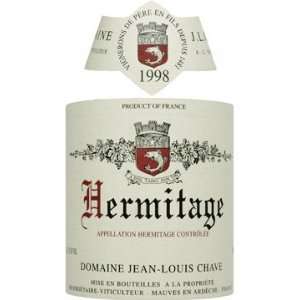  1998 ChaveJean Louis Hermitage Blanc 375 mL Half Bottle 