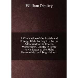  A Vindication of the British and Foreign Bible Society in 