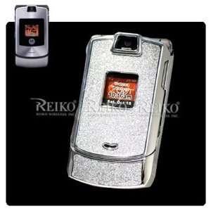  Reiko Wireless LDPC MOTV3SL Gliter Protect Cover Motorola 