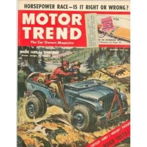  Motor Trend Magazine Oct 1952 Chrysler Henry J Packard 