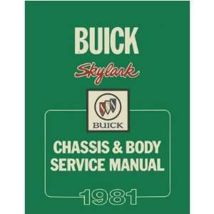    1981 BUICK SKYLARK Service Shop Repair Manual Book Automotive