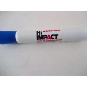 Sanford, Hi Impact Marker, 50003, Blue, Made in USA, Sold 