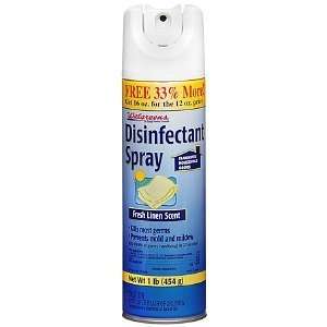   Disinfectant Spray, Fresh Linen, 16 oz Kitchen 