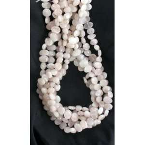  PINK MORGANITE SIDE DRILLED BEADS LIGHT~ 