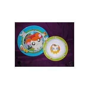  Hamtaro Toddler Dinner Snack Plate & Cereal Bowl Toys 