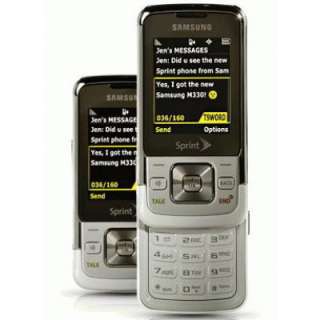 New Samsung SPH M330   White (Sprint) Cellular Phone 635753478877 