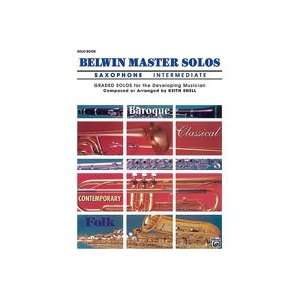  Belwin Master Solos   Volume 1   Saxophone Musical 