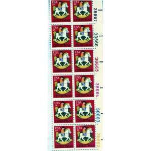  Christamas Hobbyhorse 12 /15 cent US postage stamps #1769 