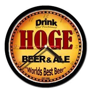  HOGE beer and ale cerveza wall clock 