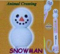 SNOWMAN Animal Crossing Mascot on NDS Stylus Pen NEW  
