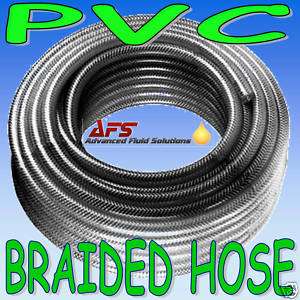 10mm 3/8 BRAIDED PVC HOSE CLEAR TUBING WATER AIR PIPE  