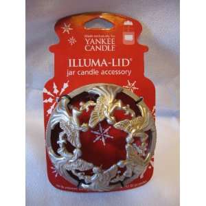  Yankee Candle Co. Illuma Lid   Silver and Gold Angel