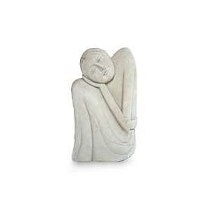  NOVICA Sandstone sculpture, The Sleeper