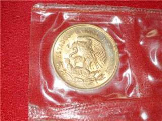 1967 Six Coin Mint Set Mexico City .10 % Silver Peso #m67  