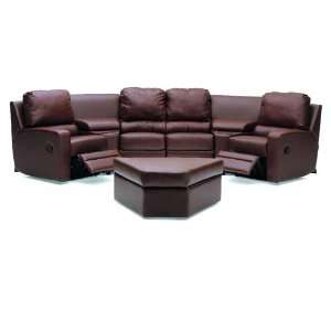    Miller Microfiber Reclining Home Theater Sectional