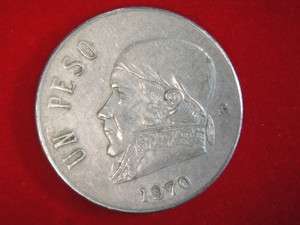 1972 Un Peso 1 Peso Mexico Mexican Coin  COOL #z1  