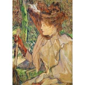   Lautrec   32 x 46 inches   Woman with Gloves (Hono