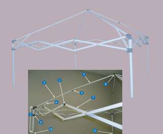 heavy duty metal ez up canopy tent frame only for those customers who 