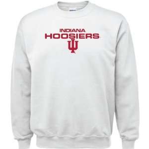  Indiana Hoosiers White Youth Legend Crewneck Sweatshirt 