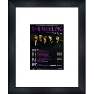 FEELING UK Tour 2007   Custom Framed Original Ad   Framed Music Poster 