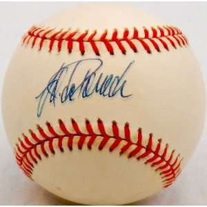 Jorge Posada Signed American League Ball   Autographed Baseballs 