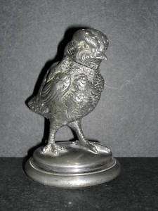 Meriden B Co Figural Silverplate Pepper Shaker Chicken  