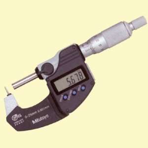 Mitutoyo 395 263 LCD Tube Micrometer, Cylindrical Anvil, Ratchet Stop 