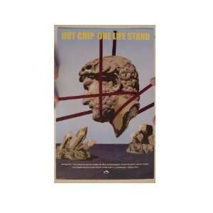 Hot Chip Poster One Life Stand Statue Head