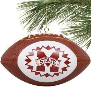  Mississippi State Bulldogs Mini Replica Football Ornament 