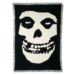 Misfits Skull Throw Blanket 
