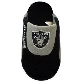 Oakland Raiders NFL Low Profile House Slippers Xlarge