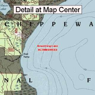   Map   Bowstring Lake, Minnesota (Folded/Waterproof)