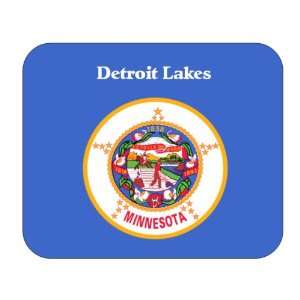   State Flag   Detroit Lakes, Minnesota (MN) Mouse Pad 