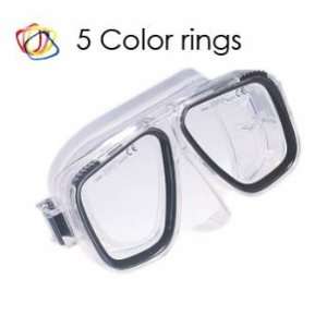  Saturn With Color Rings   Snorkel Scuba Dive Mask   RX 