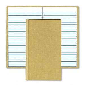   notebook with the natural look of vellum.   Sewn binding and permanent