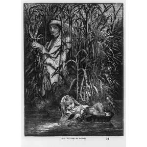  Moses being found in bullrushes,Titians Moses,Pannemaker 