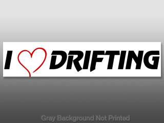 Heart Drifting Sticker  decal love car hobby drift us  